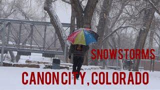 Snowstorms in Canon City 2022@WeareSnowBall