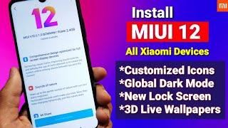 Miui 12 first look | Install Miui 12 like features in any Xiaomi devices | Miui 12 features