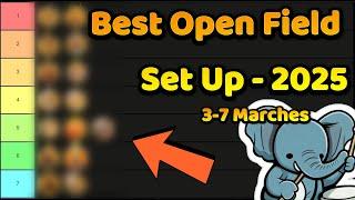 Best 3 - 7 March Open Field Set Up - [updated] January 2025 [Rise of Kingdoms]