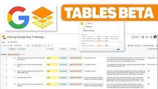What is Google Tables Beta?