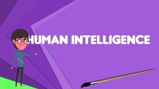 What is Human intelligence (intelligence gathering)