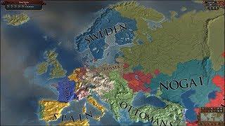 Europa Universalis 4 AI Timelapse - Superextended Timeline 1444-3500