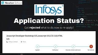 Infosys application status ? | Got rejected what to do now to re-apply? | Tips to crack Infosys!