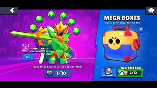 Mega Box Opening In Brawl Stars  | Brawl Stars Live