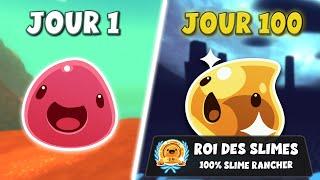 J'ai passé 100 JOURS sur SLIME RANCHER, voici ce qu'il s'est passé...