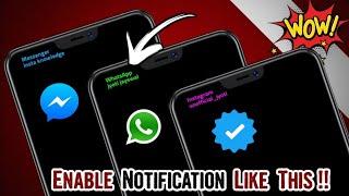 Enable App Name Notification Light On Android | Change Notification Style On Android | Customization