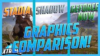 Stadia vs Shadow vs Geforce Now - Quality - Assassin's Creed Odyssey