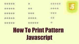 How To Print Pyramid Patterns Of Numbers And Stars Javascript || Javascript Tutorial || Javascript