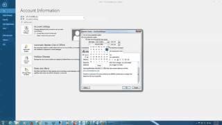 Outlook 2013 - Out of Office Reply - Windows 7