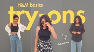 H&M Basics Try-on Haul | #HmXMe | @meerakaneria