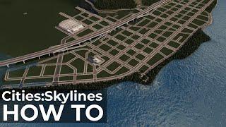 Cities:Skylines How-To | Realistic Downtown Road Layouts