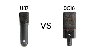 Microphone Shoot : Neumann U87 vs Austrian Audio OC18 (2021)