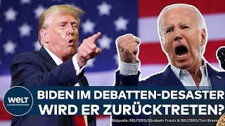 NACH TV-DUELL BIDEN VS. TRUMP: US-Präsident Biden vor dem Aus? Druck  steigt nach Debakel im Duell!