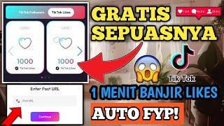 Sekali Klik Banjir Likes || CARA MENAMBAH LIKES TIKTOK GRATIS PERMANEN - AUTO FYP