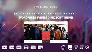 EventBuilder - WordPress Events Directory Theme | Themeforest Website Templates and Themes