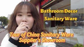 Bathroom Decoration | Tour of A Bathroom Fixture Showroom #sanitaryware #bathroomfixtures