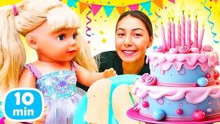 Baby Born Spielzeug Videos für Kinder. Spielspaß mit Melis - 3 Folgen am Stück