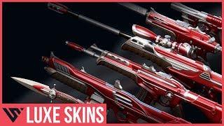 Valorant | ALL Luxe Weapon Skins Showcase & Gameplay