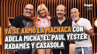 Adela Micha botada de la risa con LA MACHACA del Paul Yester, Radamés y Casasola | Saga Live