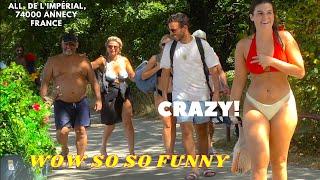 SCARING PEOPLE ON THEIR WAY TO THE (#beaches) BUSHMAN PRANK