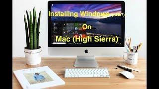 Installing WIndows 10 / 8 / 7 for free on Mac (High Sierra OS) using Boot Camp Assistant