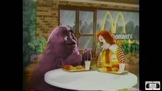 McDonald's Grimace in Storyland Commercial - 1990