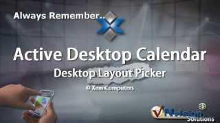 Active Desktop Calendar - Class No. 5: Desktop Layout Picker