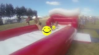 Naked Waterslide at the LaDeDa NYE Music Festival