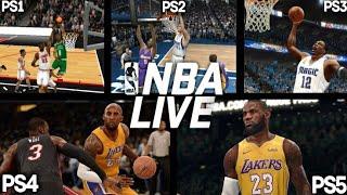 NBA LIVE PS1 VS PS2 VS PS3 VS PS4 VS PS5