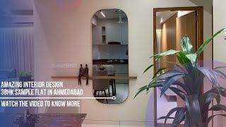 ID 86. Amazing Interior Design 3BHK sample Flat in #Ahmedabad