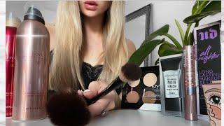 ASMR PÅ SVENSKA  | Makeup Haul & Sminkar dig (soft spoken, whisper, roleplay, makeup brush)