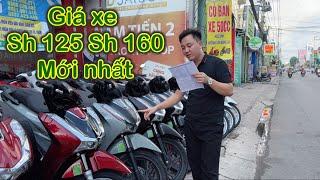 Giá xe Sh 125 Sh 160 2024 mới nhất đầu  tháng 7 - Nam hihi