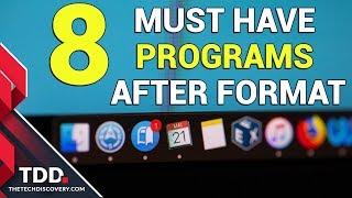 8 Must Install Programs After Format | Apps To Download After Installing Windows 10