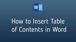 How to Insert Table of Contents in Word Document (Step by Step)