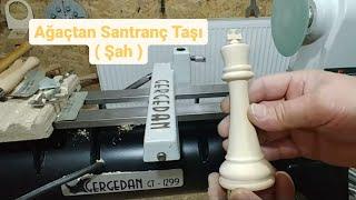 Ahşaptan Santranç Taşı #woodworking