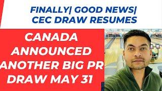 IRCC Good News| Finally, CEC Draw Resumes| Canada announced first Canadian Experience Class 2024|