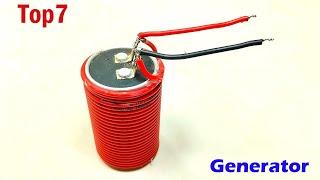 How To Make 60000W Free Energy Top7 Most Powerful Generator At Home