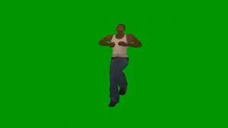 Gta san andreas Cj dancing Green Screen - Chroma Key