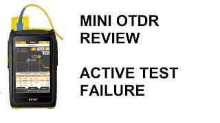 Mini OTDR Review OFW FWT-100