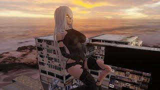 Giantess Growth Attack City Giantess B2 Animation Destroy Builder