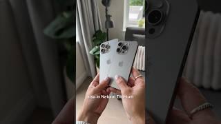 iPhone 15 Pro & Pro Max // Natural Titanium- Which size is better?