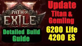 Titan Warrior & Gemling - Easy T16s & Bosses - Detailed Build Guide Fast/Fun - Path of Exile 2