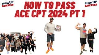 How to Pass ACE CPT 2024 | FREE ACE CHEAT SHEET PT. 1 Show Up Fitness has helped over 5,000 pass