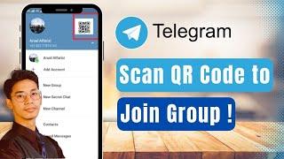 How to Scan QR Code in Telegram to Join Group !