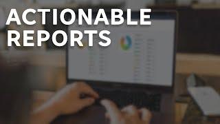 Webinar: Actionable Reports