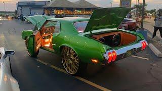 1970 CUTLASS 30 INCH  2 TONE GOLD FORGIATO WHEELS & $50,000 INTERIOR FULLY RESTORED ️