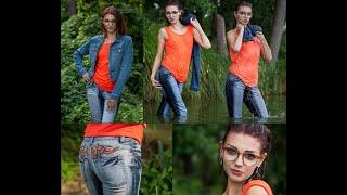 About incredible wet jeans feeling  (Trailer)  #wetlook #jeans #model #wetjeans