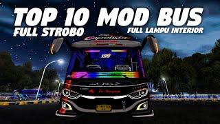 TOP 10 MOD BUS FULL STROBO | MOD BUSSID