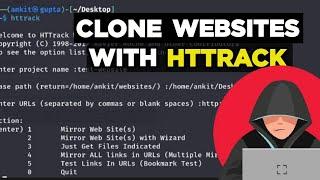 httrack website copier: kali Linux