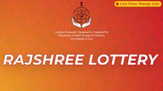 RAJSHREE 20 GURU WEEKLY LOTTERY Dated 3 OCT 2024, 08.30 PM  Rajshree Lottery Live Result